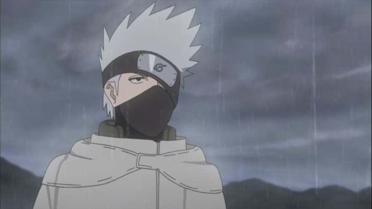 Kakashi at the Rain Village
