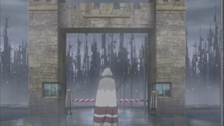 Kakashi goes into the Rain Village