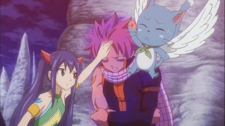 Natsu feels unwell