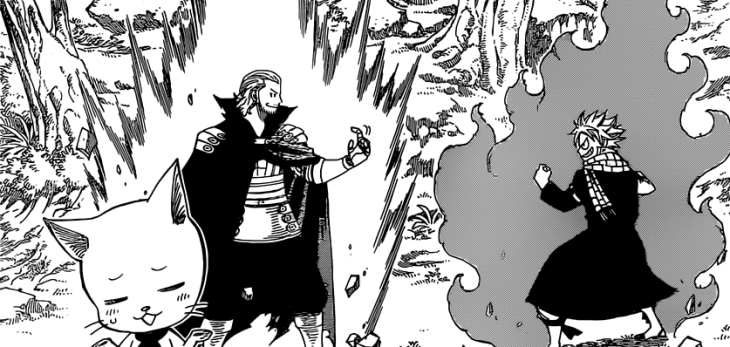 Natsu vs Gildarts train