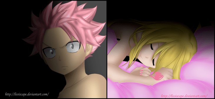 Fairy Tail 419 Natsu and Lucy by lissiscape