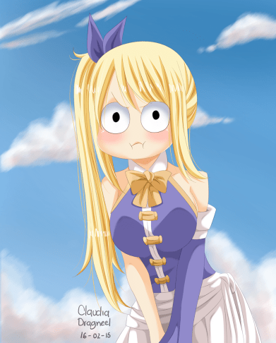 Fairy Tail 420 Lucy by claudiadragneel