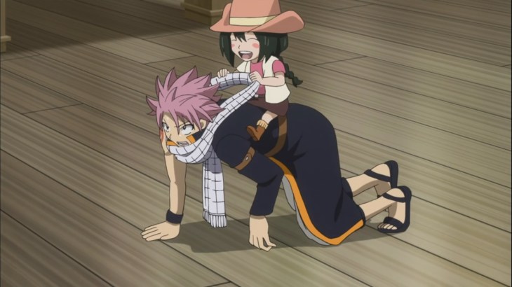 Riding Natsu Horse