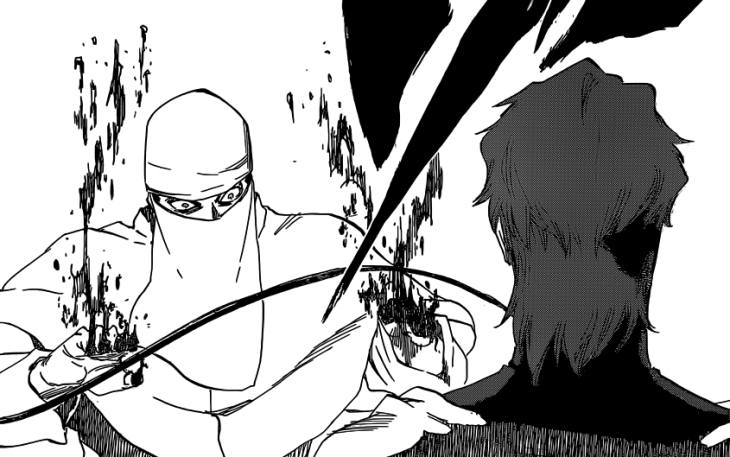 Aizen cuts mans hands