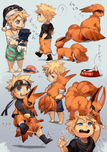 Naruto and Kurama Shinobi and His Fox by Uzucake