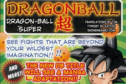Manga Adaption For Dragon Ball Super&nbsp;Anime