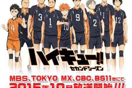 Haikyuu!! Second Season Set for October 2015 Haikyuu!! Second Season Set for October 2015