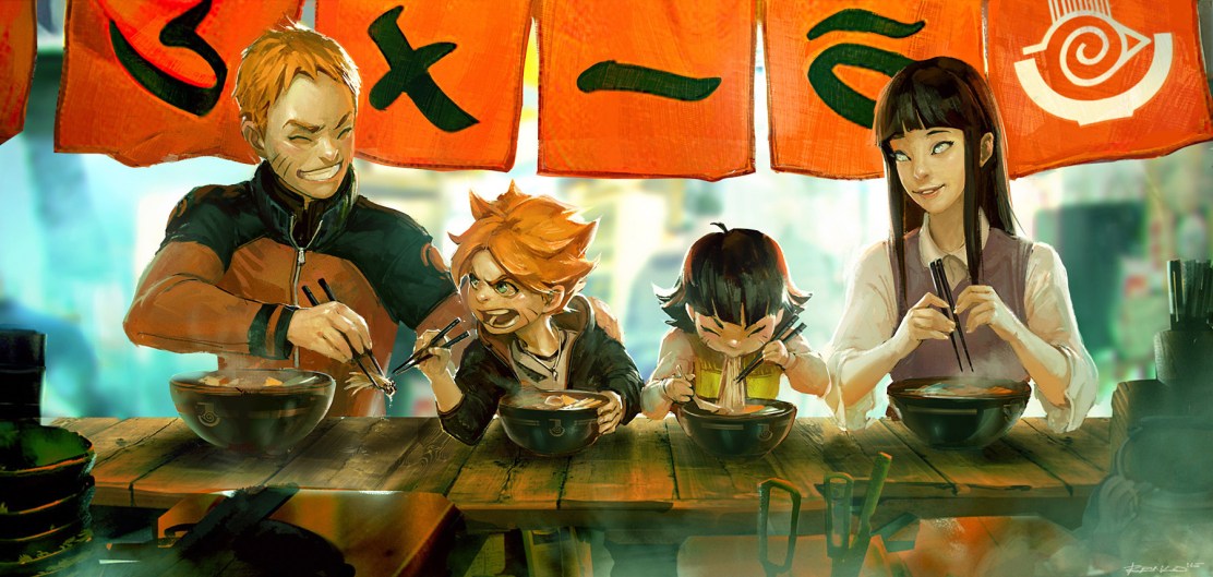 Naruto Boruto Himawari Hinata Ramen Stand by benlo