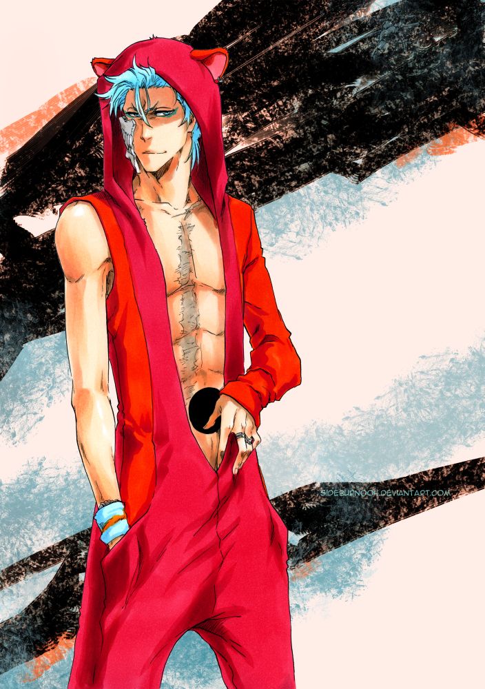 Grimmjow Jaegerjaquez Bleach Red Cat by Sideburn004