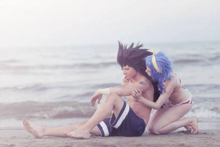 Cosplay: Gajeel Redfox and Levy&nbsp;McGarden