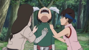 Rock Lee cry's