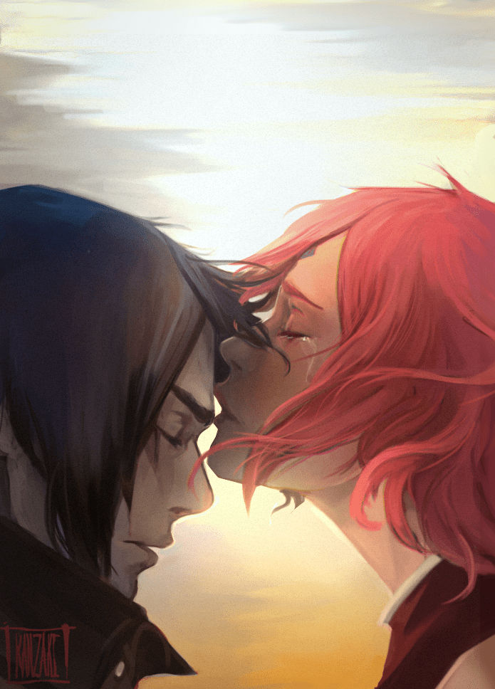 Sasuke and Sakura by kanzzzaki
