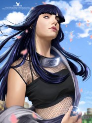 Byakugan Beauty Hinata Hyuga Daily Anime Art