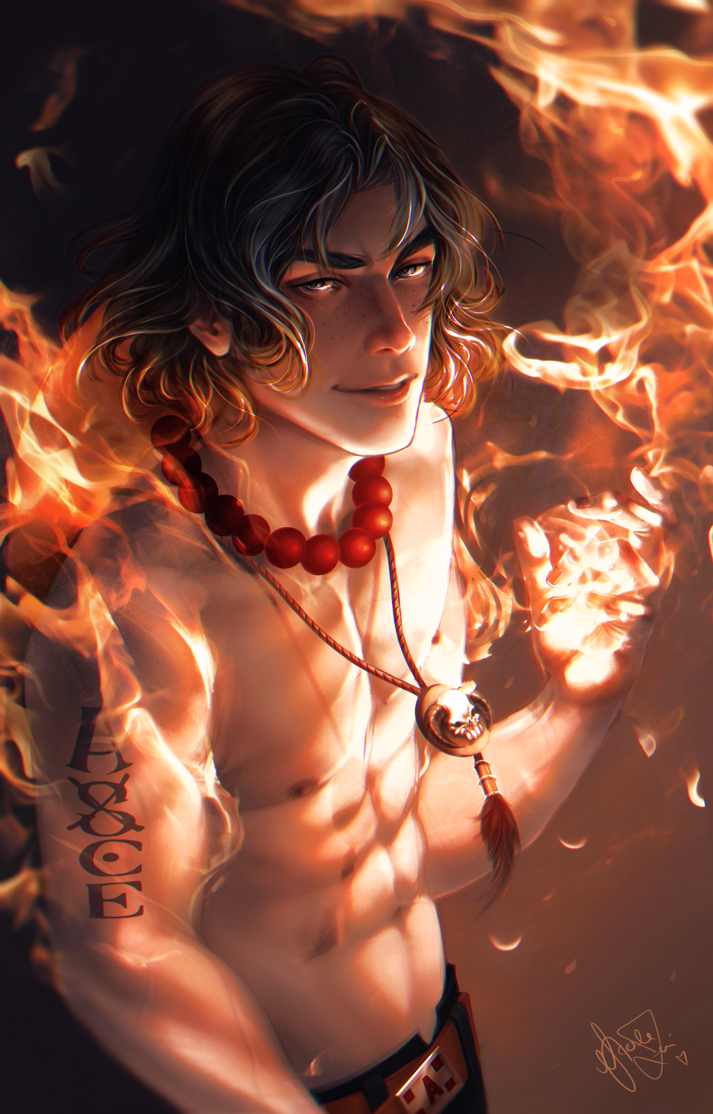 soul-on-fire-ace-one-piece-by-zenopic