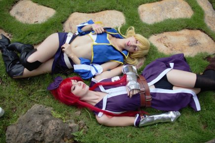 Cosplay: Lucy Heartfilia and Erza&nbsp;Scarlet