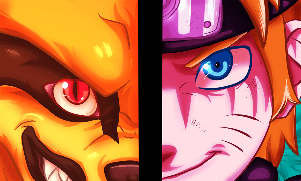 naruto-and-kurama-by-biiueskies