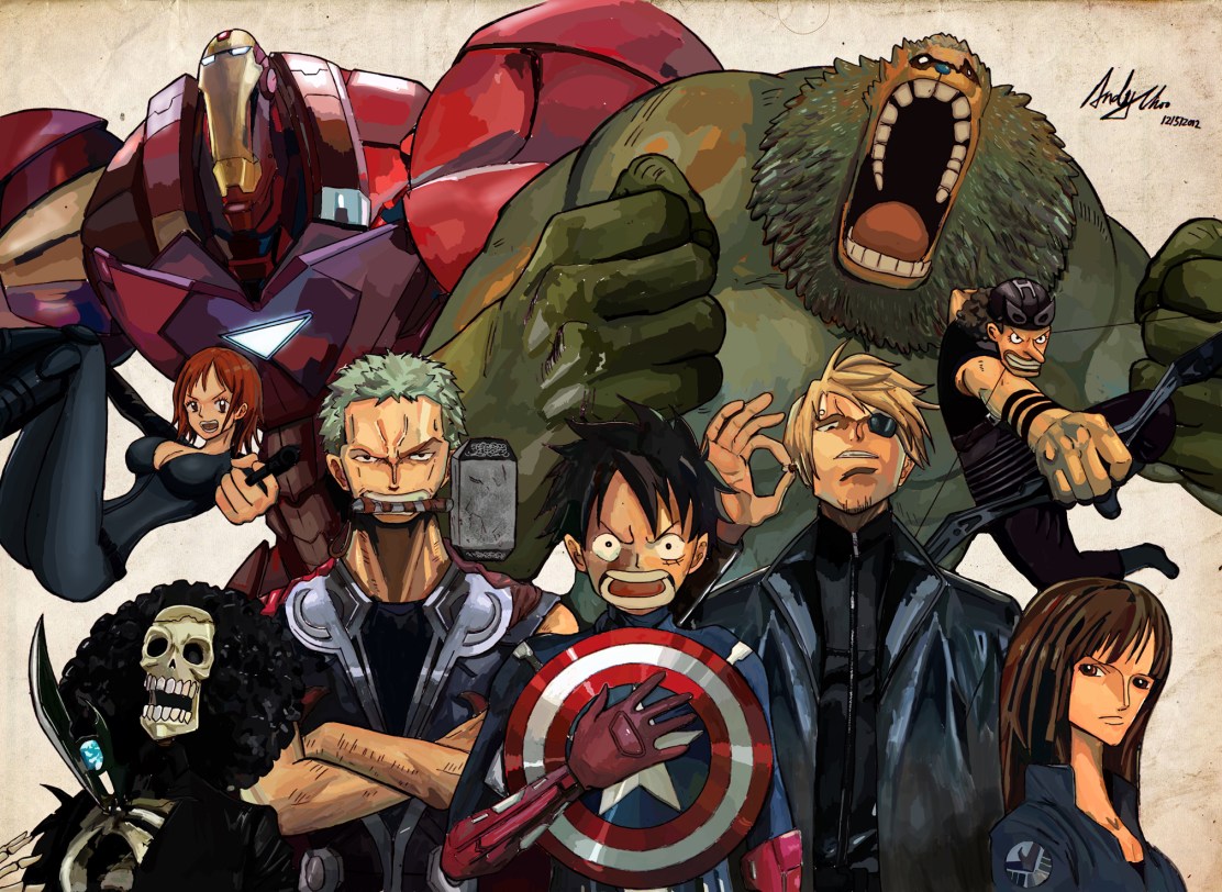 one-piece-avengers-crossover-by-andimoo