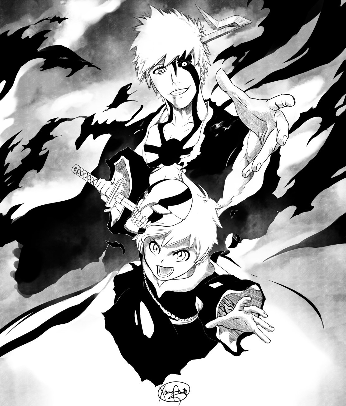 the-end-is-where-we-begin-bleach-ichigo-kazui-kurosaki-by-maithagor