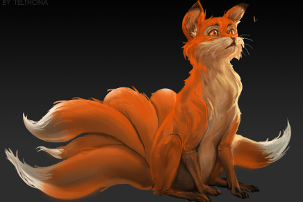 Cute Little Fox – Kurama (Nine&nbsp;Tailed)